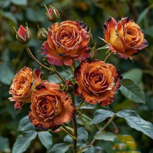 Роза плетистая Оранжевый Бриллиант купить по цене от 450р. в интернет-магазине «Посадика» с доставкой почтой в в Давлекановое и по всей России – [изображение №1].